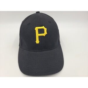 Pittsburgh Pirates BWM Global Adjustable Hat Cap Men MLB Baseball Black Yellow‎